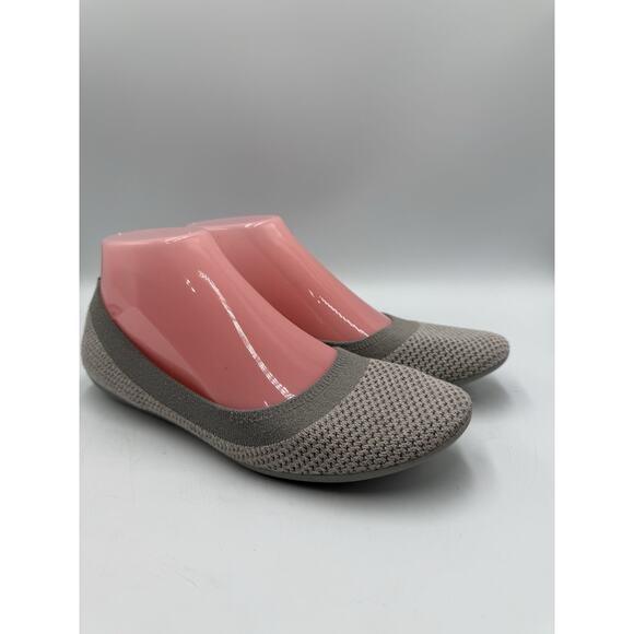 Allbirds Women’s Tree Breezers SZ 8.5 Mist Gray Ballet Flats Slip-on Casual Knit - Picture 1 of 10
